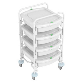 Тележка контейнерная эндоскопическая с контейнерами ТКЭ-4-КРОНТ-1