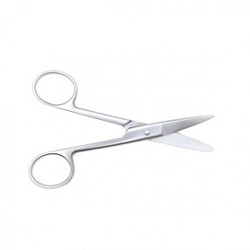 Ножницы хирургические с одним острым концом прямые, 125 мм (Н-63р), МИЗТ