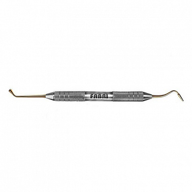 Двухсторонний штопфер GOLD F (арт 1507F TiN) FABRI