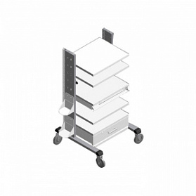 Стойка эндоскопическая аппаратная Модель 3501 (3501)