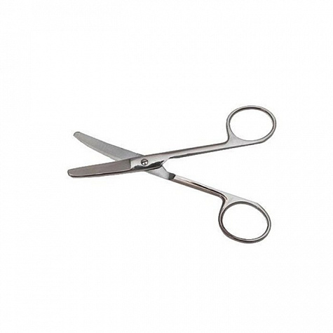 Ножницы мед.твердоспл.вертик.изогнутые тупоконечные 140 мм Sammar