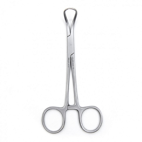 Зажим медицинский BACKHAUS, с кремальерой, длина 130мм. (&З-39р), МИЗТ