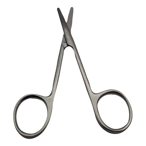 Ножницы глазные тупоконечные прямые 113 мм
