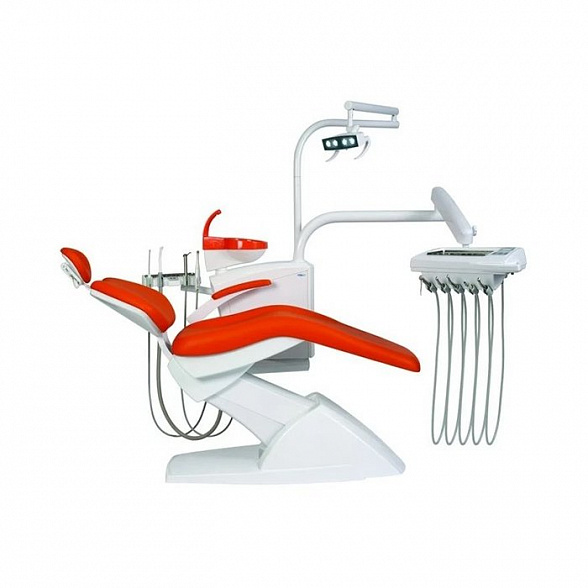 Stomadent IMPULS S100 NEO - стационарная стоматологическая установка с верхней подачей инструментов