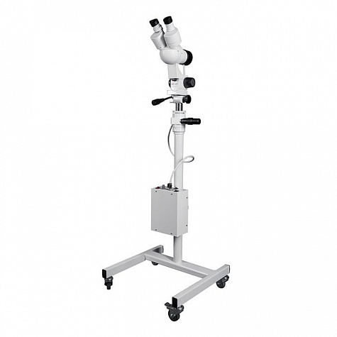 Кольпоскоп КС-02 «Эконом» вариант 200, прямой штатив, Н-образное основание