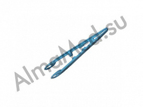 Пинцет ОКОНЧАТЫЙ для тампонов стерильный: 125 мм, Россия (Оптовая цена)