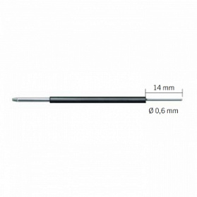 Электрод-игла, изогнутый, изолированный 0.6х14 мм KLS Martin