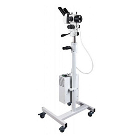 Кольпоскоп КС-02 «Классик» вариант 100, прямой штатив, Н-образное основание