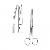 Ножницы хирургические, изогнутые, остроконечные, 16,5 см KLS Martin