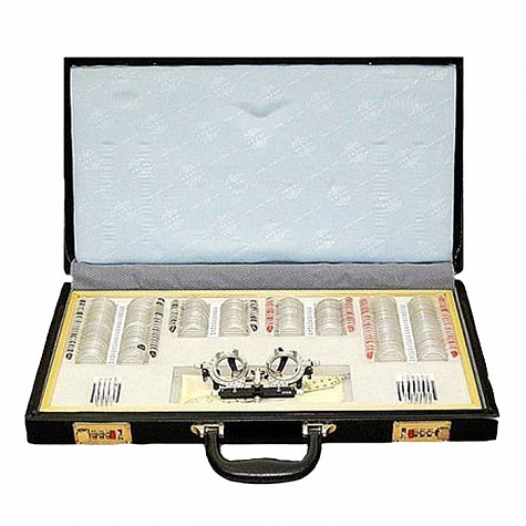 Набор пробных очковых линз упрощенный 165 предметов (НПУ-69-01)