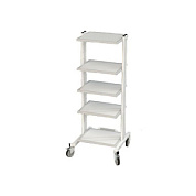 Стойка эндоскопическая (5 полок) (5 полок с ящиком)