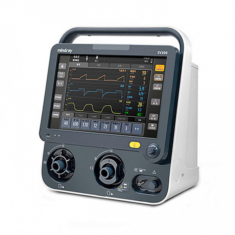 Аппарат искусственной вентиляции легких Mindray SV 300, капнометрия в основном потоке
