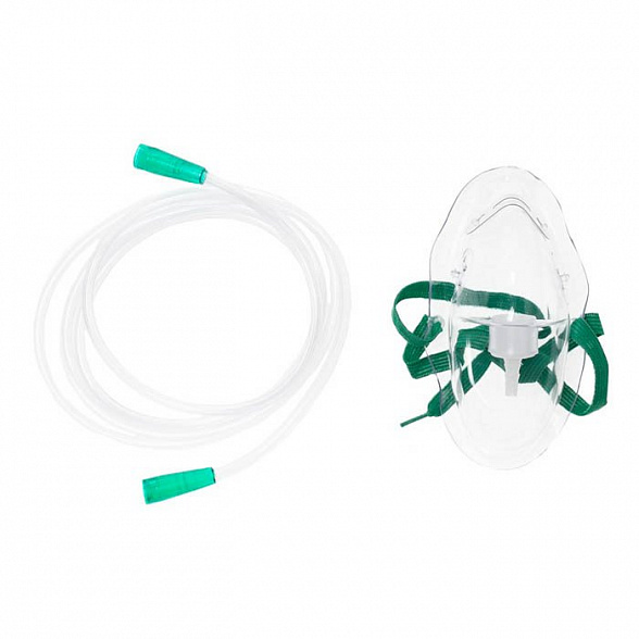 Маска для кислородной терапии для взрослых 130103 Inekta, 10 шт