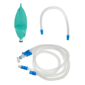 Контур дыхательный анестезиологический взрослый гладкоствольный 160 см, лимб 80см, мешок 2л 481201S Inekta
