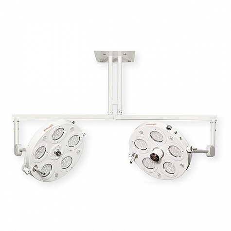 Медицинский двухкупольный хирургический светильник 6М 5С с камерой