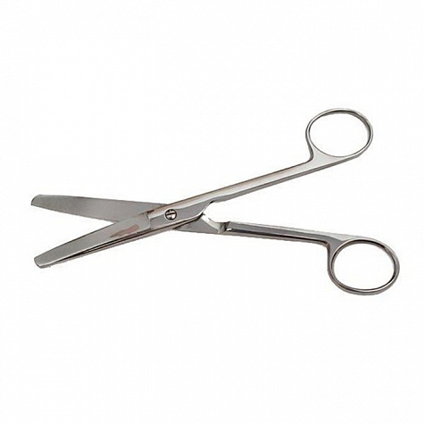 Ножницы медицинские твердосплавные, тупоконечные прямые, 170 мм Sammar