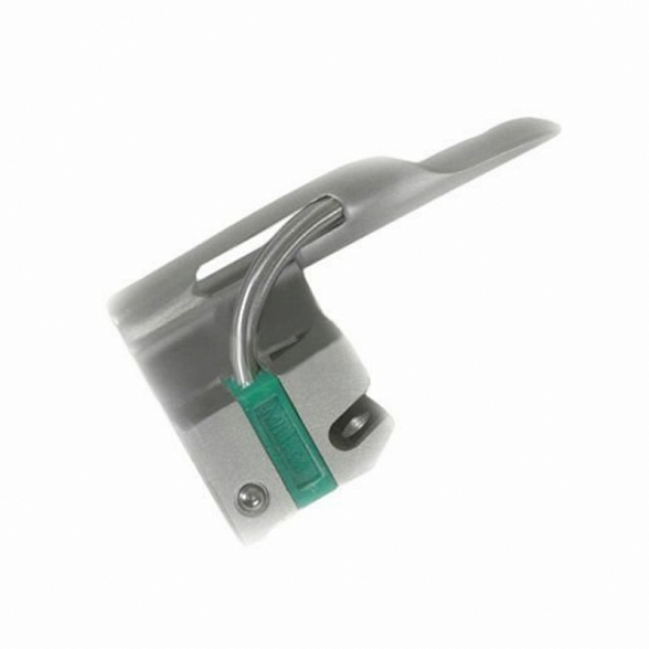 Ларингоскоп с набором клинков Miller фиброоптический (№ 1, 2, 3, 4) на батарейках, LED лампа , прямой клинок