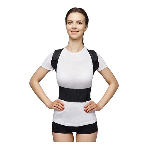 Корректор осанки модель 0506 размер 2 (черный)