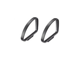 Комплект не регулируемых подлокотников, включая кронштейн, черные, (только для стульев) 20-03+14-03