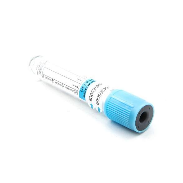 Вакуумные пробирки Lab-Vac с цитратом натрия 3,8%, голубые, 2,7 мл, 13х75 мм (уп. 100шт) 158271375