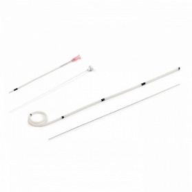 Катетер мочеточниковый рентгеноконтрастный одиночный pigtail, диаметр пузырной петли - 4 см, Balton (Размер катетера - 4F)