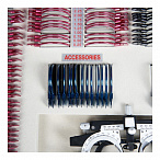 Набор пробных очковых линз с оправой на 266 линз (металл)