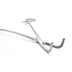 Зажим для желчного протока 1х2 зубчатый, по Грею