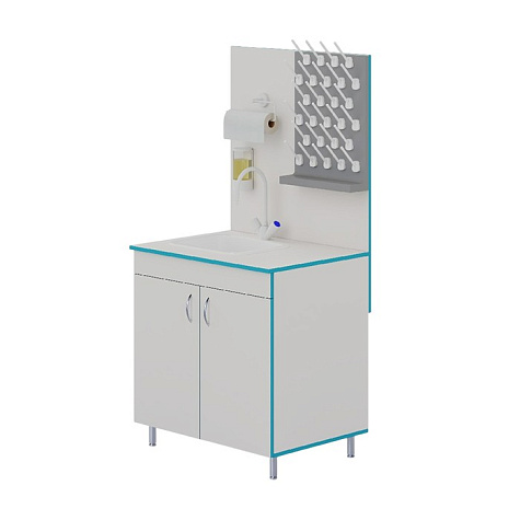 Лабораторный стол-мойка МО НВК 800 ПП