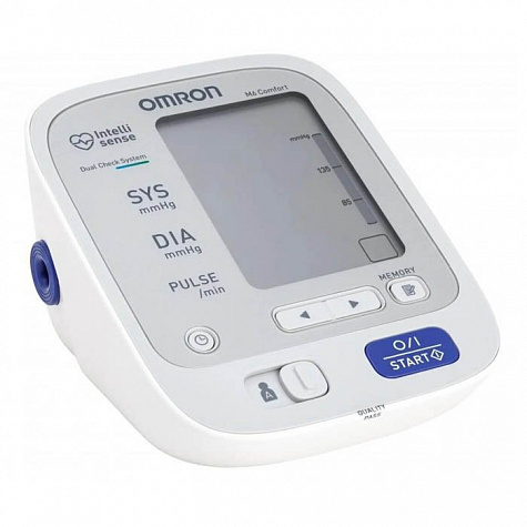 Автоматический тонометр OMRON M6 Comfort с адаптером и манжетой