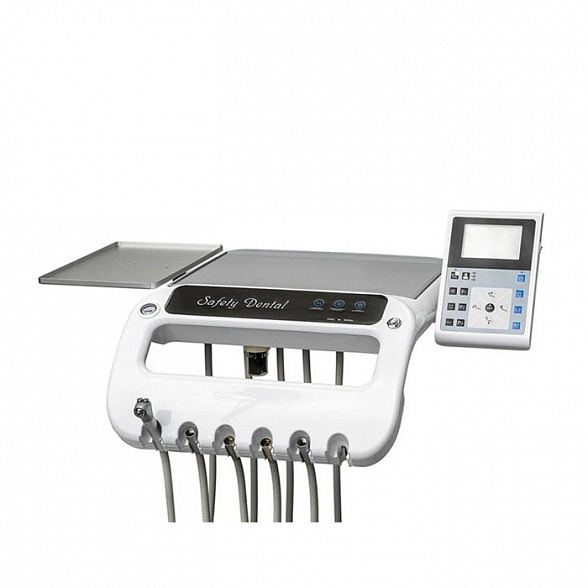 Mercury Safety M2 - стоматологическая установка с нижней подачей инструментов с 24-диодным светильником