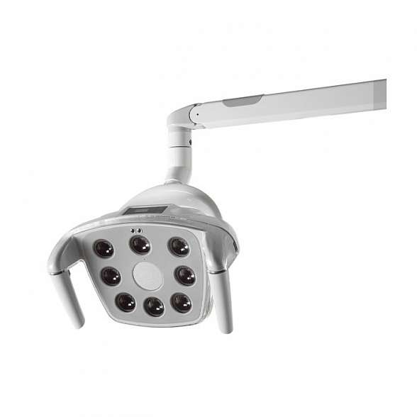 SILVERFOX 8000B-SRS0 – стоматологическая установка с верхней подачей и с мягкой обивкой