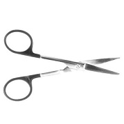 Ножницы мед., армир.тв.спл с 1 острым концом, прямые, 140 мм