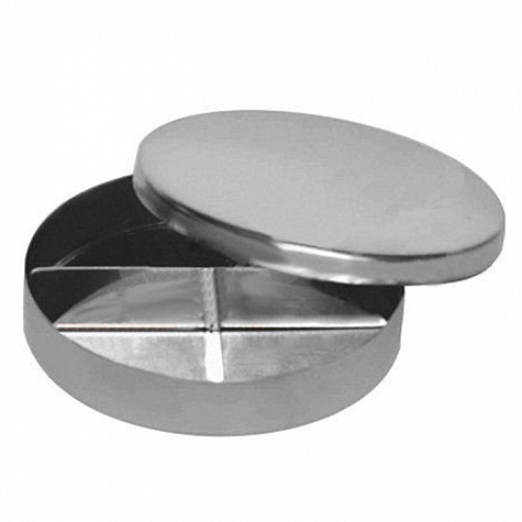 Лоток стоматологический с крышкой ЛСК - "МЕДИКОН", 100х25 с разделителем 1/4