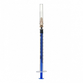 Шприц 1 мл туберкулиновый с надетой иглой 0,45х12-26G SFM 100 шт/уп