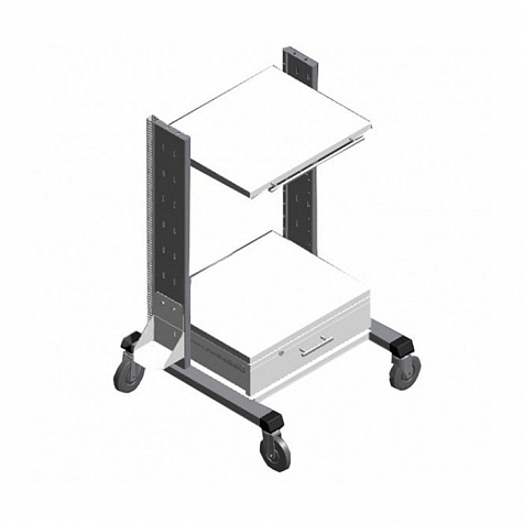 Стойка эндоскопическая аппаратная  Модель 1200 (1200Ш)