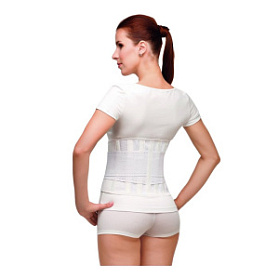 Бандаж фиксирующий компрессионный модель 1105 размер 4 (белый)