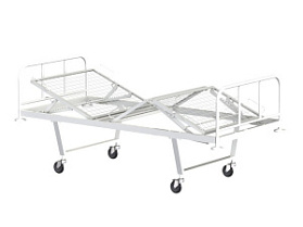 Кровать функциональная трехсекционная КФ3-01-"МСК" (на колесах, МСК-103)
