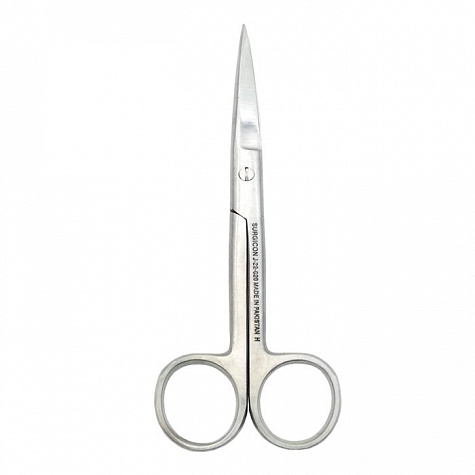 Ножницы с двумя острыми концами прямые, 140мм