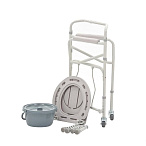 Кресло-коляска для инвалидов FS693 с санитарным оснащением