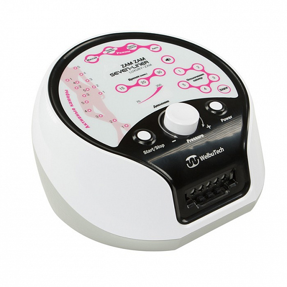 WelbuTech Seven Liner Zam Luxury Аппарат для лимфодренажа, прессотерапии, массажа (полный комплект), размер L (новый тип стопы)