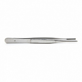 Пинцет анатомический с атравматической нарезкой 150 мм, Surgiwell