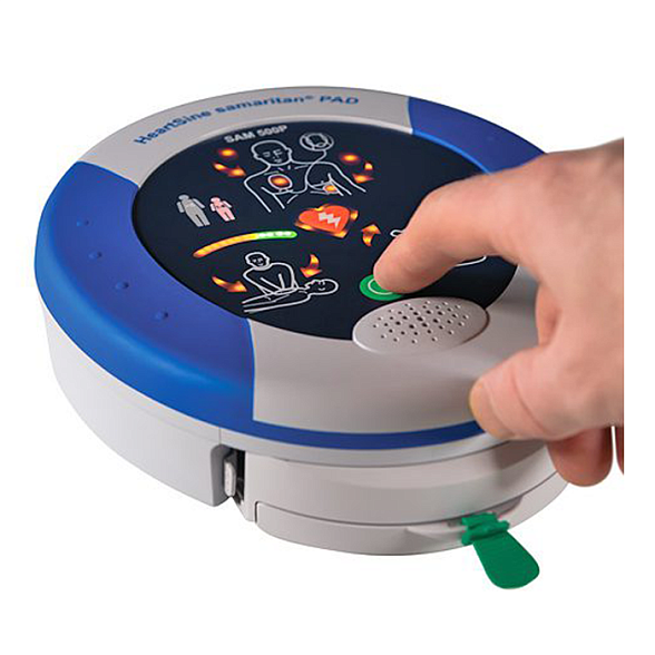 Автоматический внешний дефибриллятор PAD 500P Samaritan с принадлежностями HeartSine