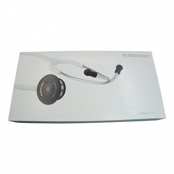 Duplex 2.0 Neonatal стетоскоп для новорожденных, нержавеющая сталь белый, Riester