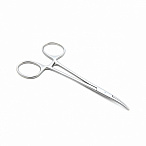 Зажим медицинский HALSTED-MOSQUITO, кровоостанавливающий, для новорожденных, изогнутый по плоскости, 125 мм (З-121р), МИЗТ