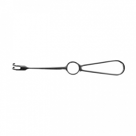 Крючок хир. 2-х зубый тупой