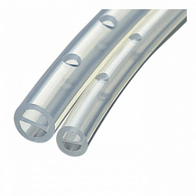 Трубка дренажная двухканальная силиконовая для аспирации с притоком воздуха (по Кашину) ТДС №25, Медсил