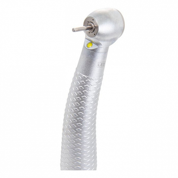 CX207-F-TP - турбинный наконечник с генератором света, с ортопедической головкой, для 4-х канального соединения, Coxo