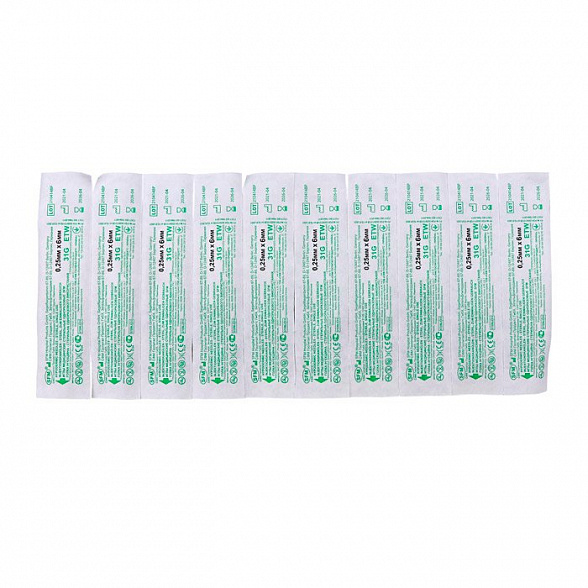 Игла медицинская стерильная 0,25х6 мм 31G SFM 50 шт/уп