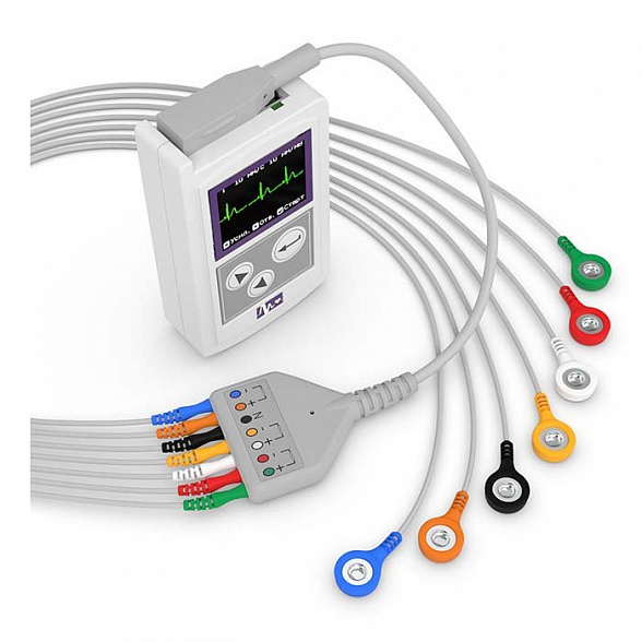 Холтеровский монитор ЭКГ КРН-01 с регистрацией 3 и 12 отведений и с программой SHS-24