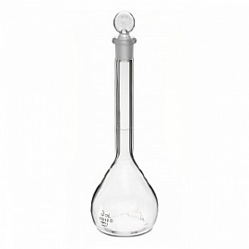 Колба мерная с одной меткой и пришлифованной пробкой 250 мл